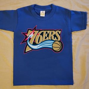 Philadelphia 76ers Toddler Tee 4T small